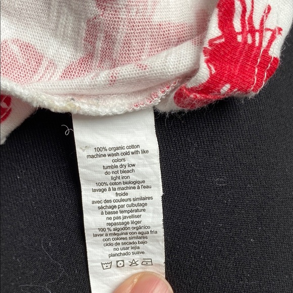 Monica & Andy Kids Lobster Print Tank Top - Red & White - Picture 4 of 4